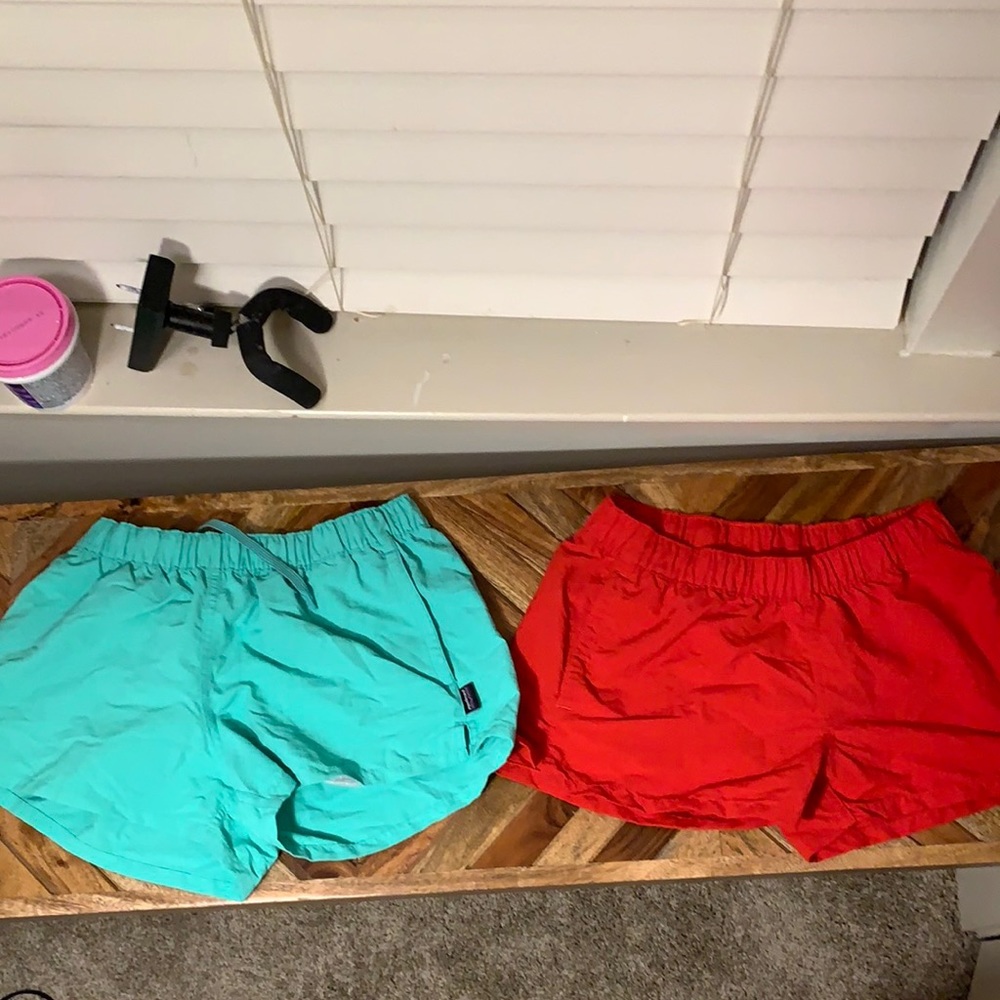 RED PATAGONIA SHORTS!!!